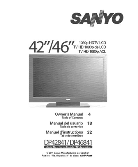 sanyo tv please insert smart card|sanyo dp46841.